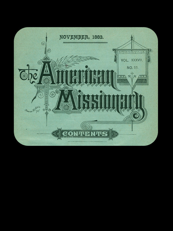 The American Missionary — Volume 37, No. 11, November, 1883