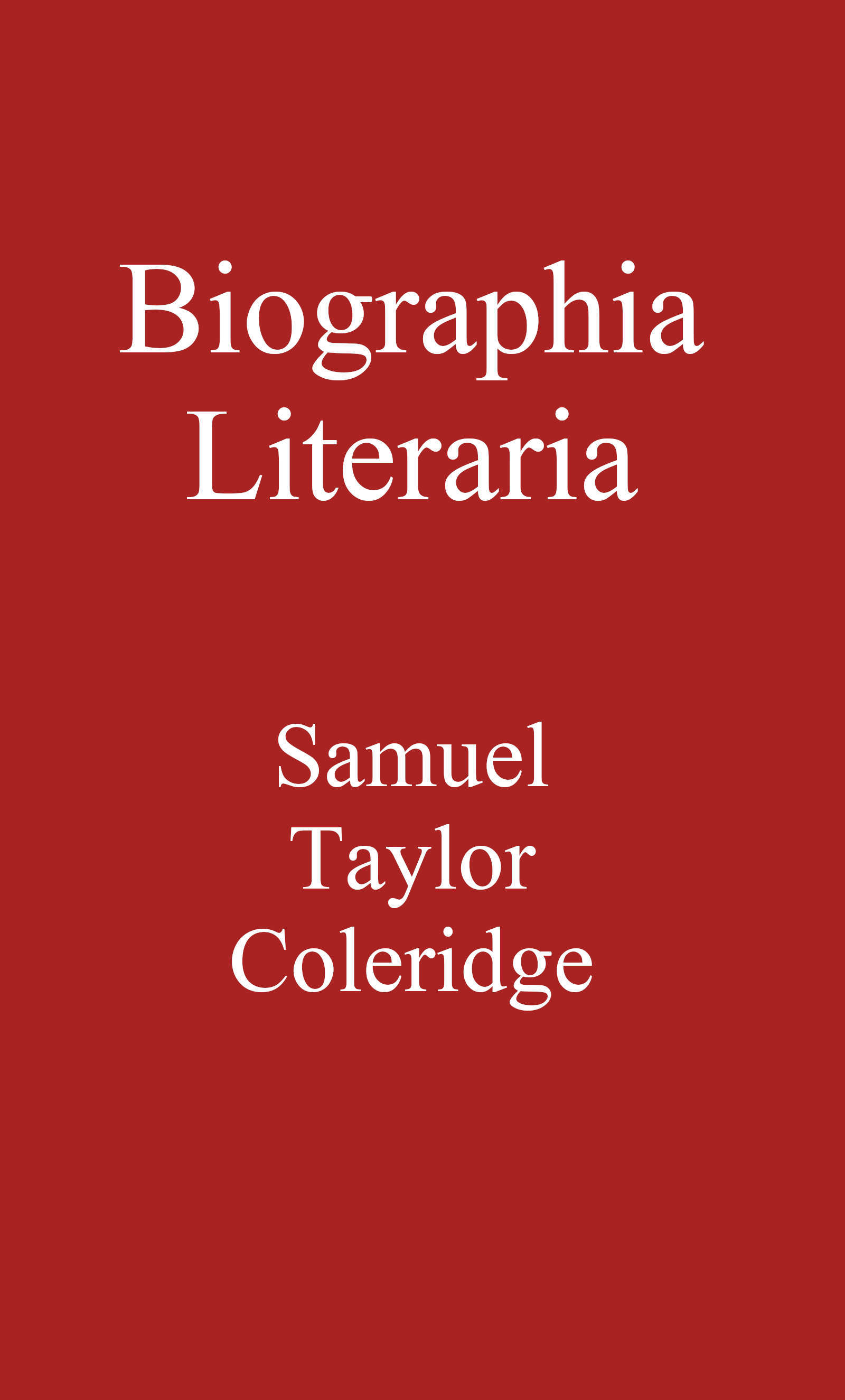 Biographia Literaria