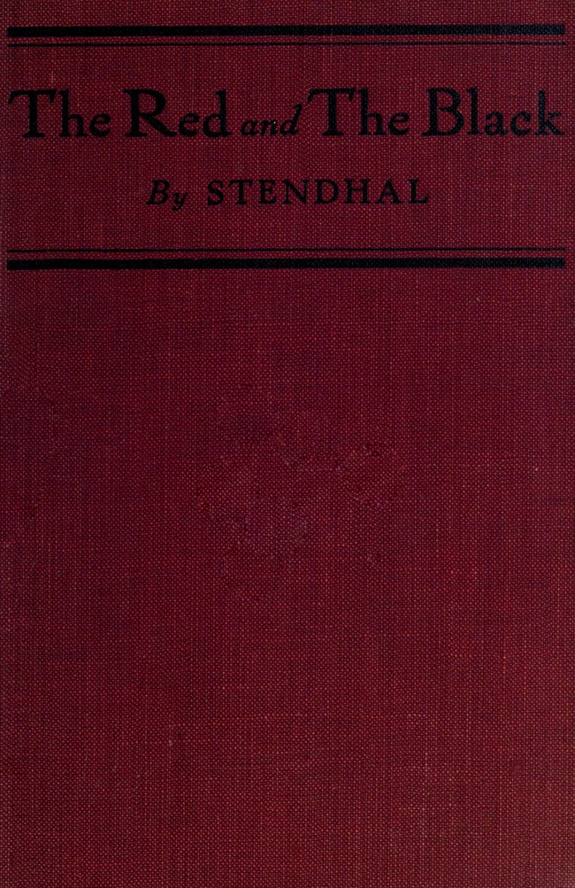 The Red and the Black: A Chronicle of 1830