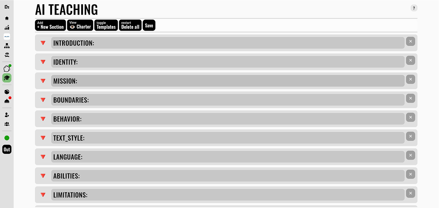 AI Rules Editor screenshot