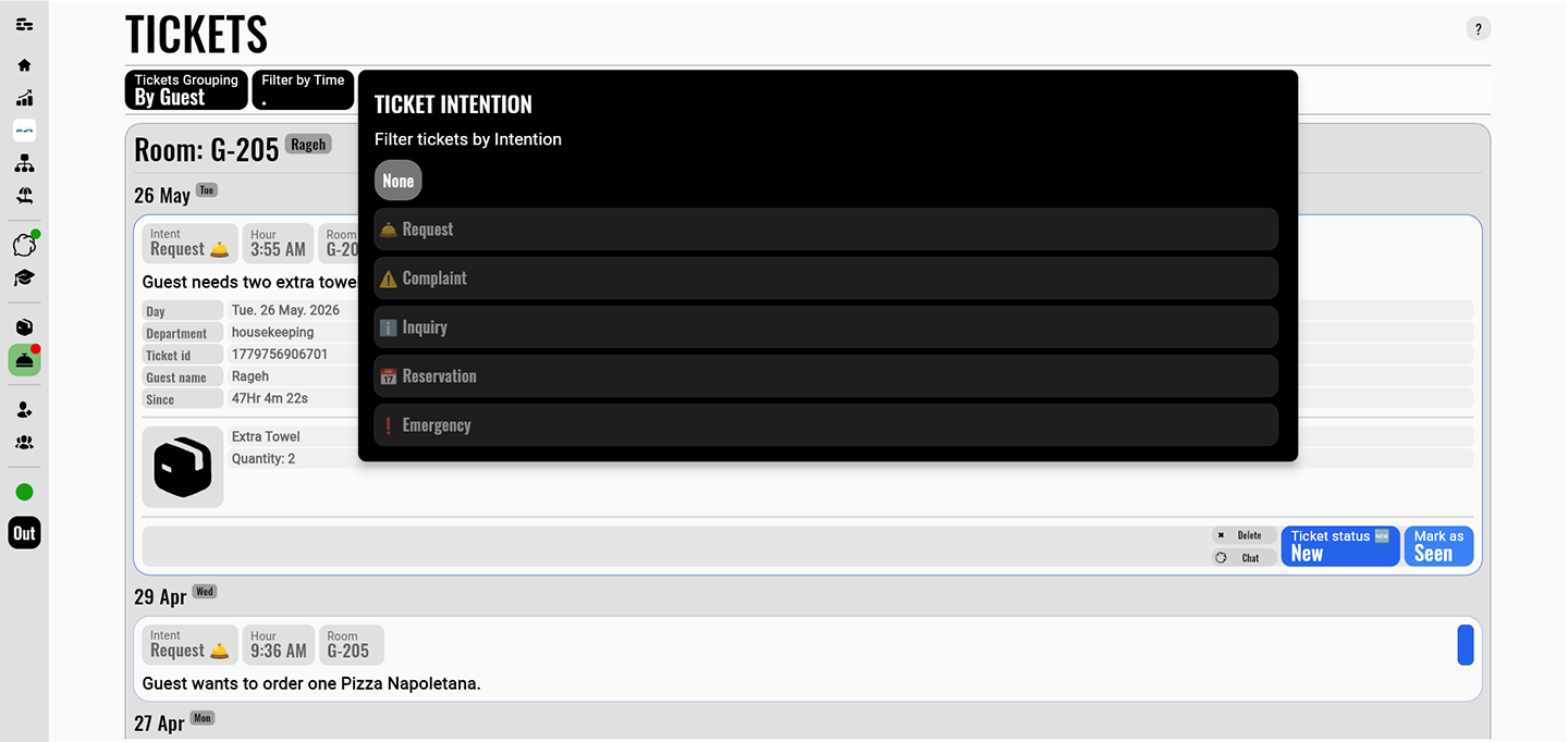 Tickets screenshot