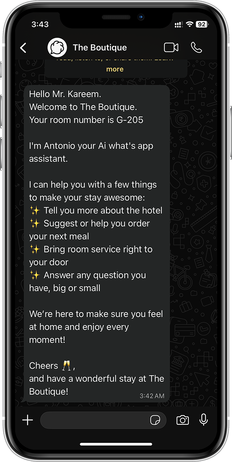 WhatsApp screenshot 1