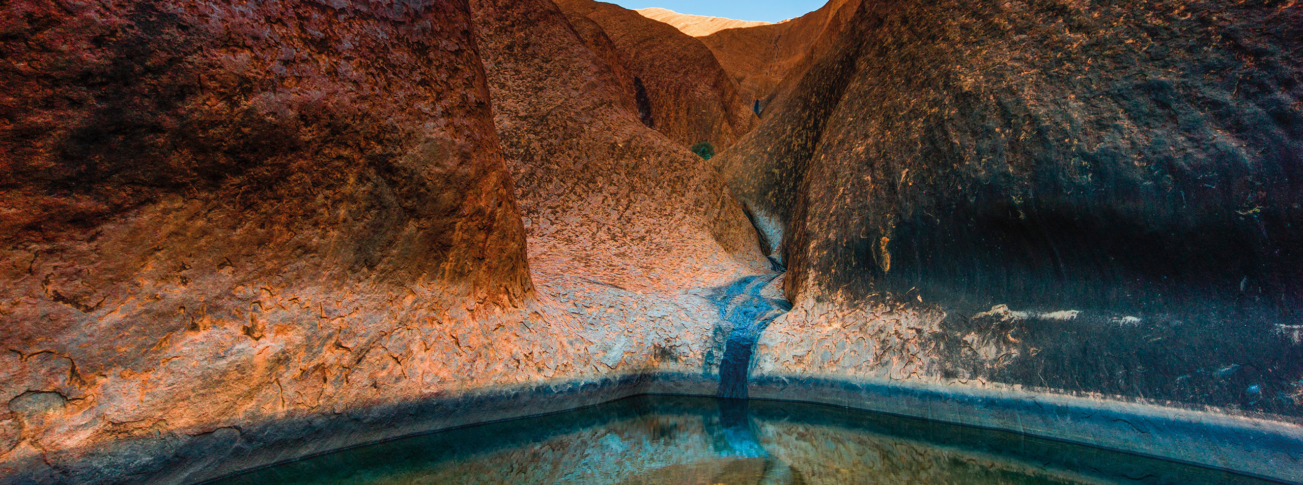 Mutitjulu Waterhole at the base of Uluru