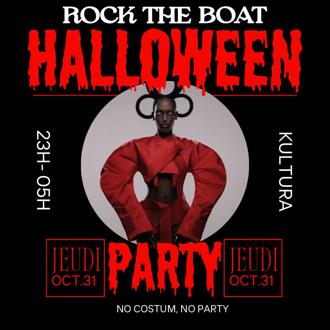 RockTheBoat event (Halloween Party at KulturA., Rue Roture, Liège, Belgium, ) hosted on the Vivus Quest Platform. Tickets available on vivushub.com
