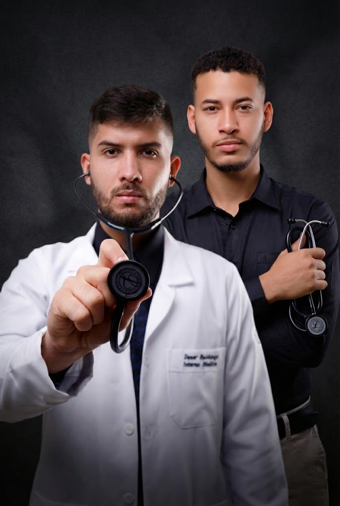 Dr. Dener Buchinger e Dr. Timoteo Peninga, fundadores da Check Mate Revalida