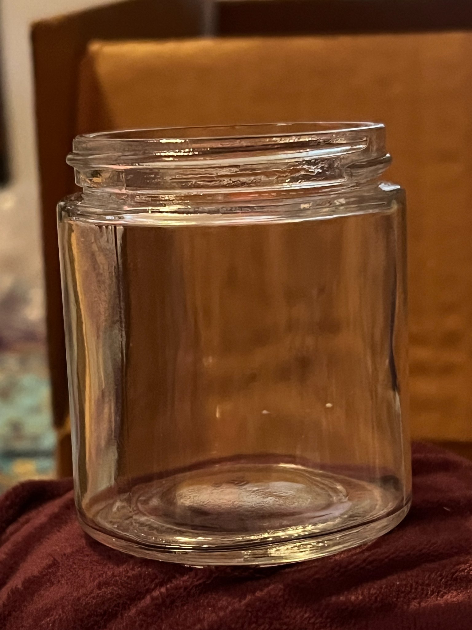 35 SKS 4 oz / 118 mL Clear Flint Glass Straight-Sided Jars – Neck Size 58/400 – No Lids