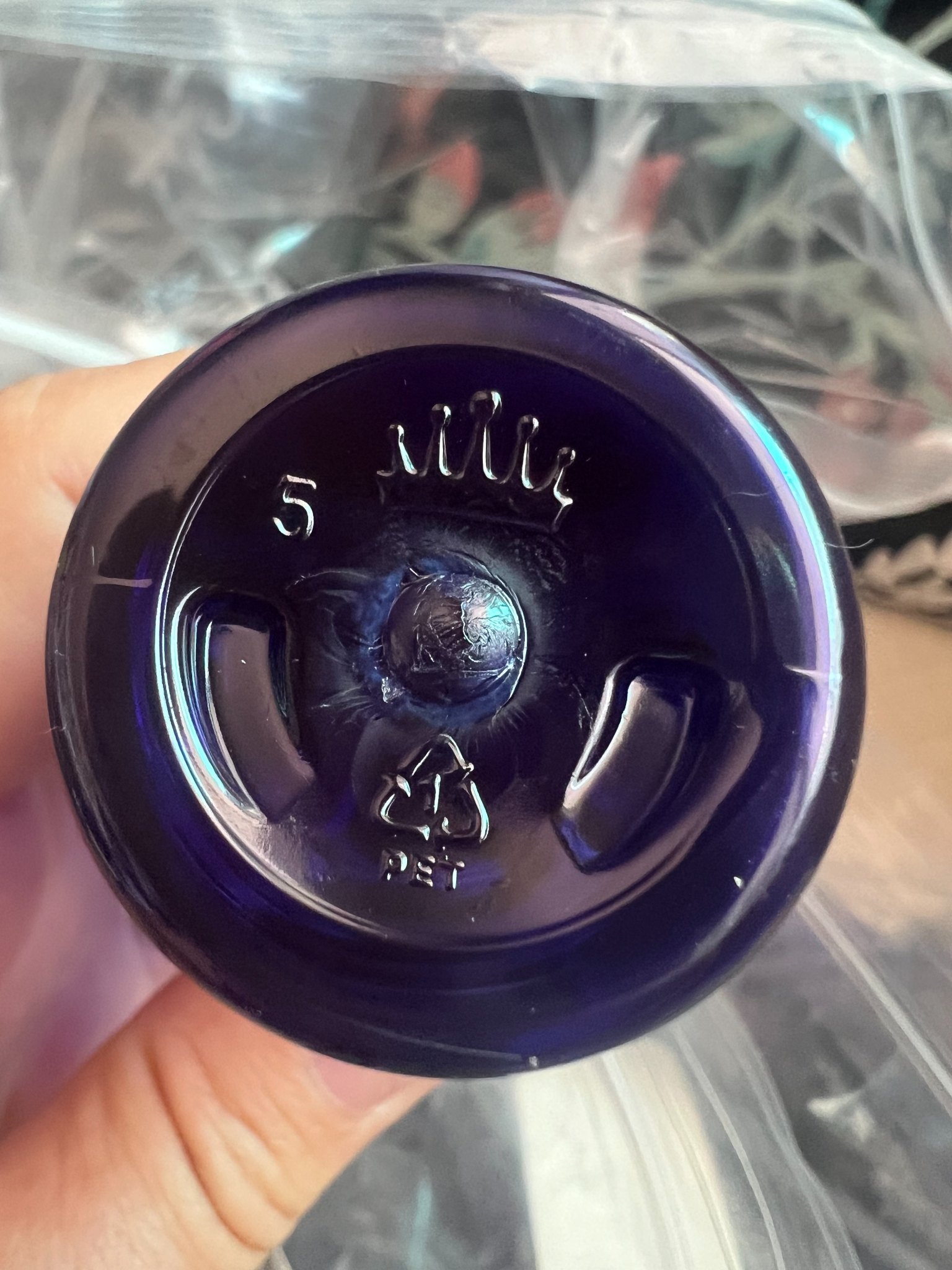 55 Cobalt Blue 2 oz / 60 mL Bullet Bottles with Black Flip-Top Caps – New preview 3