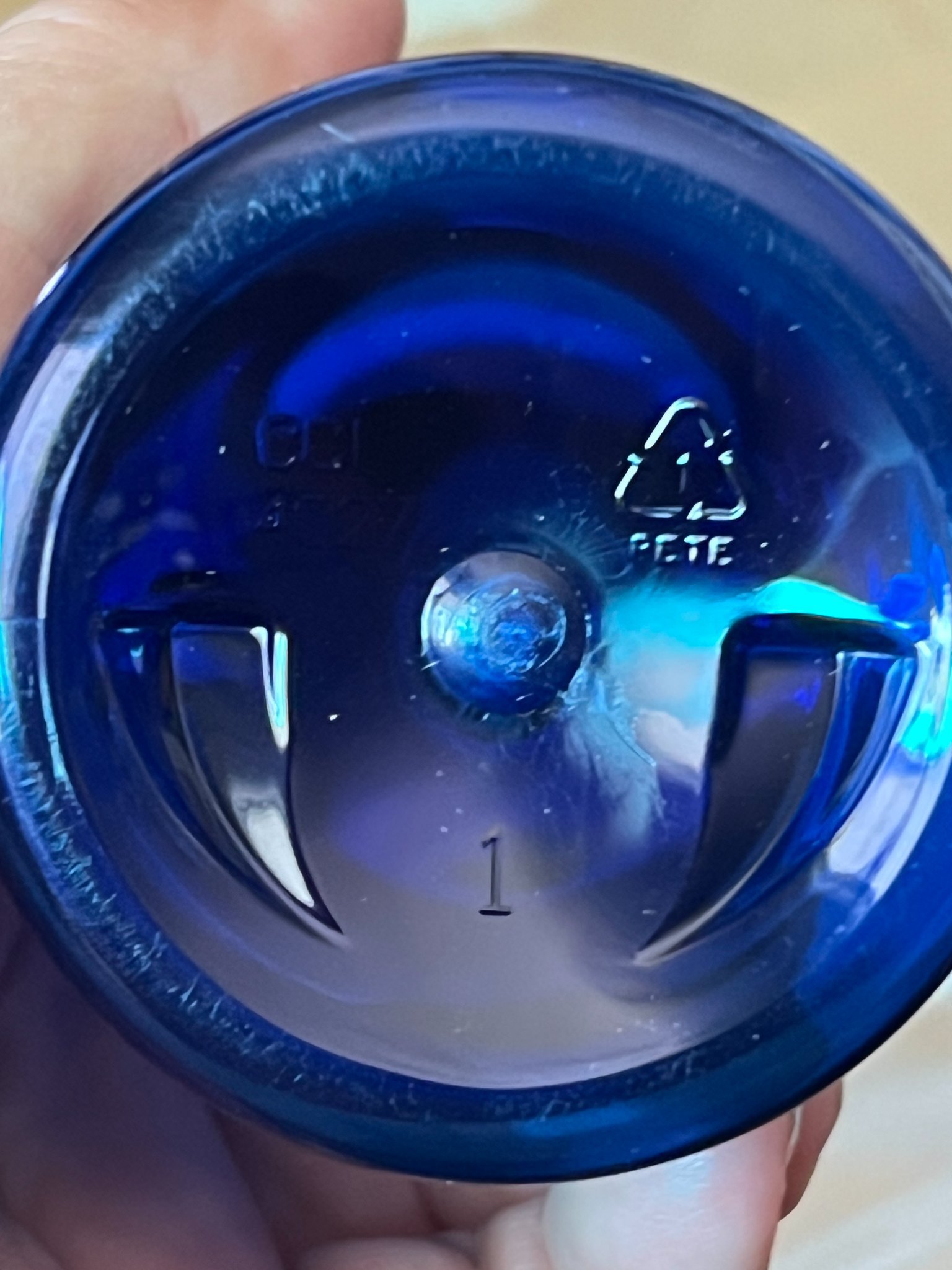 219 Cobalt Blue 8 oz / 240 mL PET Boston Round Bottles – New – No Caps preview 3