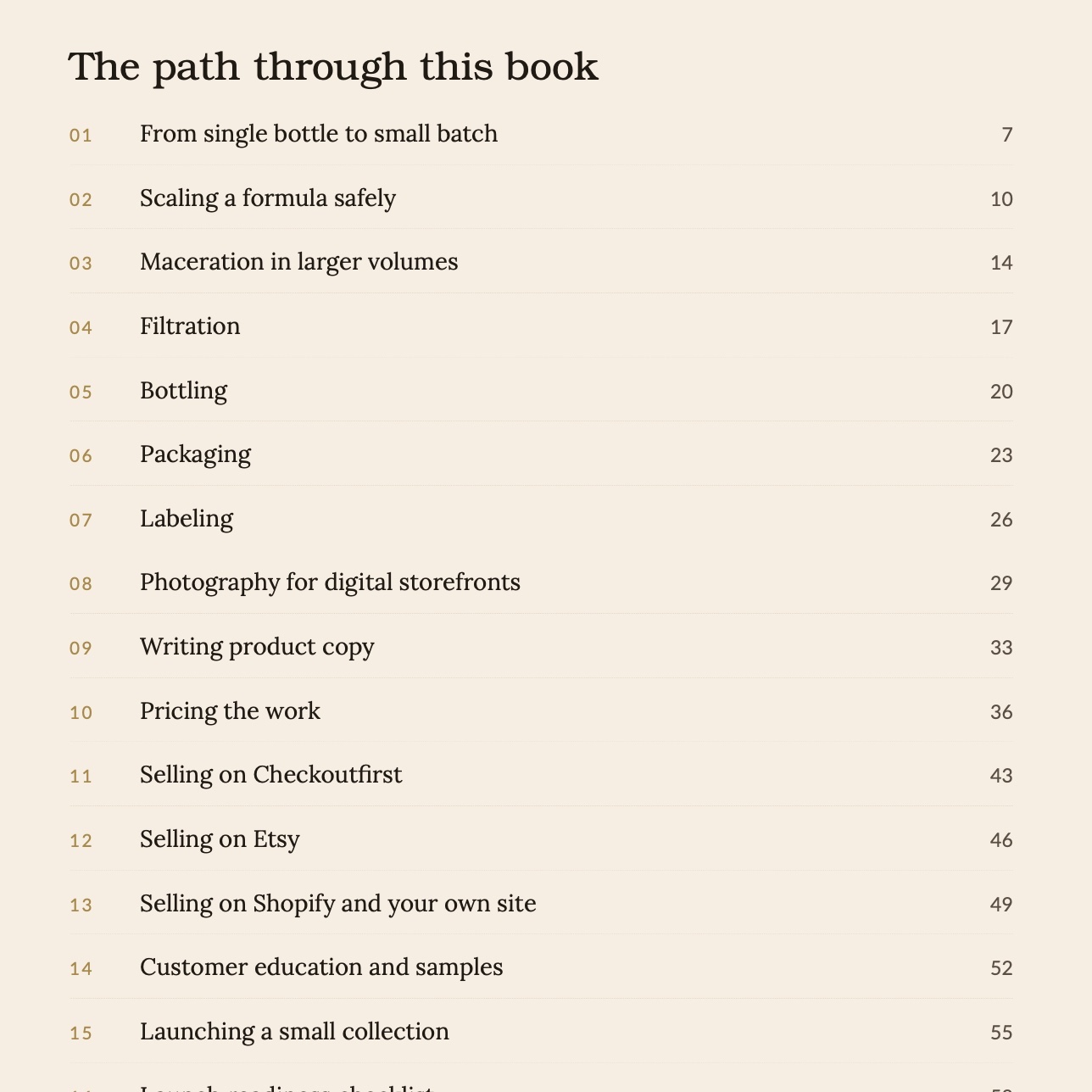 Book 10 - THE SELF GUIDED PERFUMERY STUDIO - Small Batch Production and Selling Basics preview 3