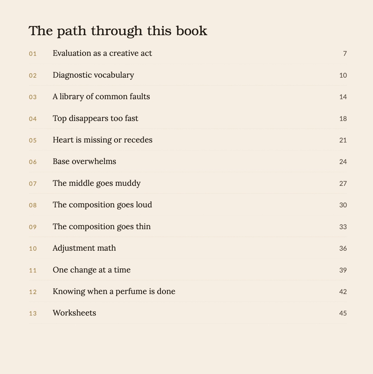 Book 8 - THE SELF GUIDED PERFUMERY STUDIO - Evaluation, Troubleshooting, and Refinement preview 3