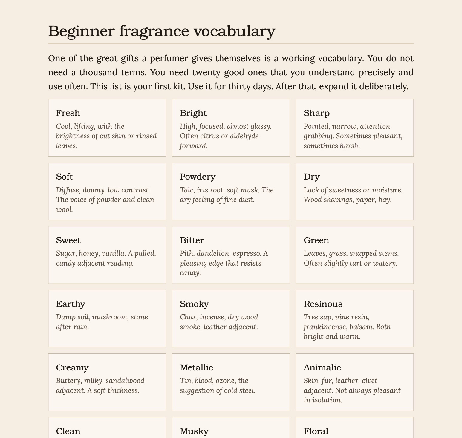 Book 1 - THE SELF GUIDED PERFUMERY STUDIO - The Beginner's Nose Training Guide preview 5
