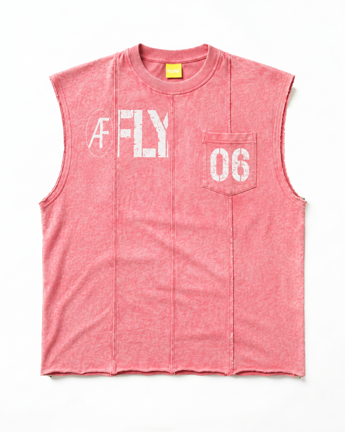 AF FLY Distressed Vest Peach
