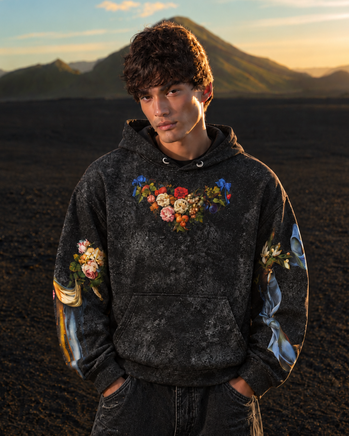 The Baroque Garland - Unisex Hoodie