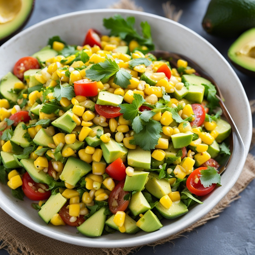 Spicy Avocado Corn Salad