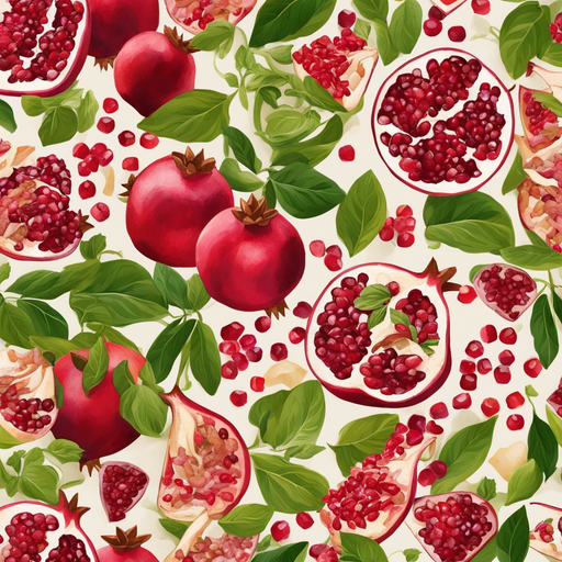 Pomegranate Fettuccine Salad