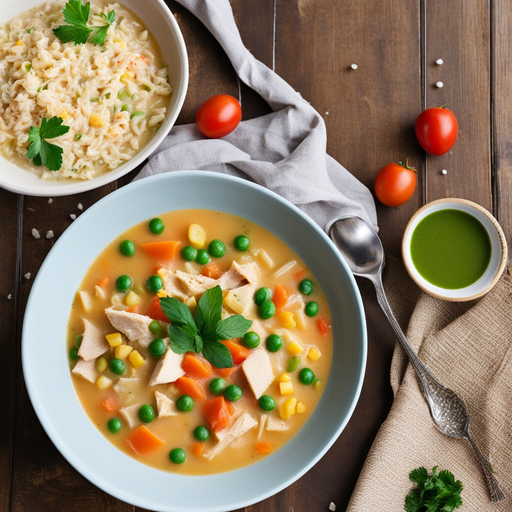 Creamy Chicken and Vegetable Soup