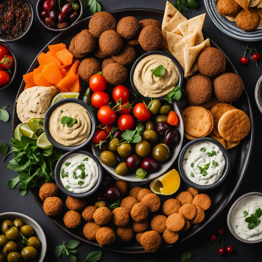 Middle Eastern Snack Platter