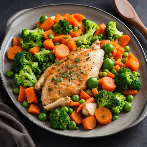 Boiled Chicken with Vegetables