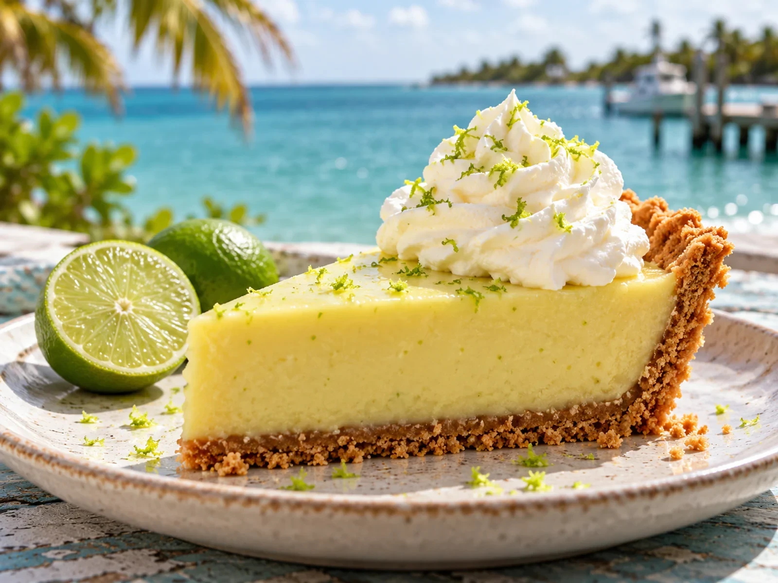 Amerikan Usulü Key Lime Pie
