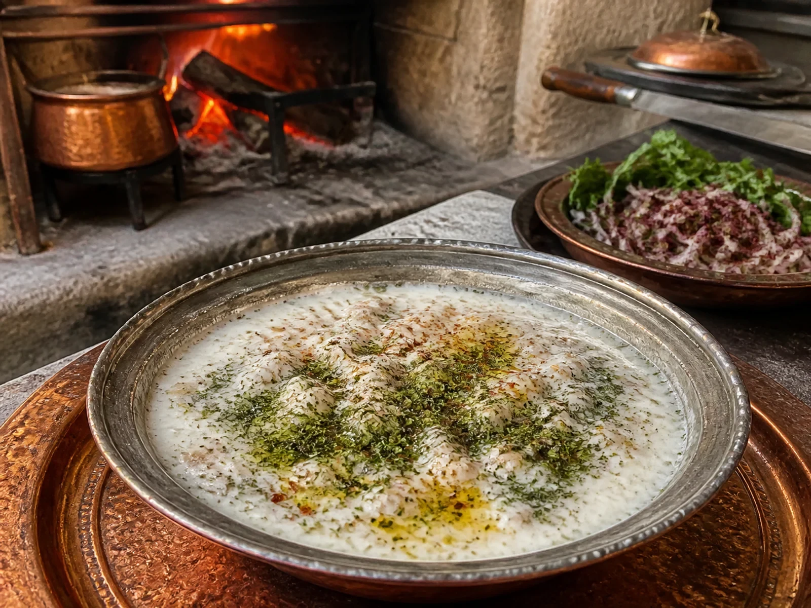 Aşotlu Köfteli Buğday ve Yoğurt Çorbası