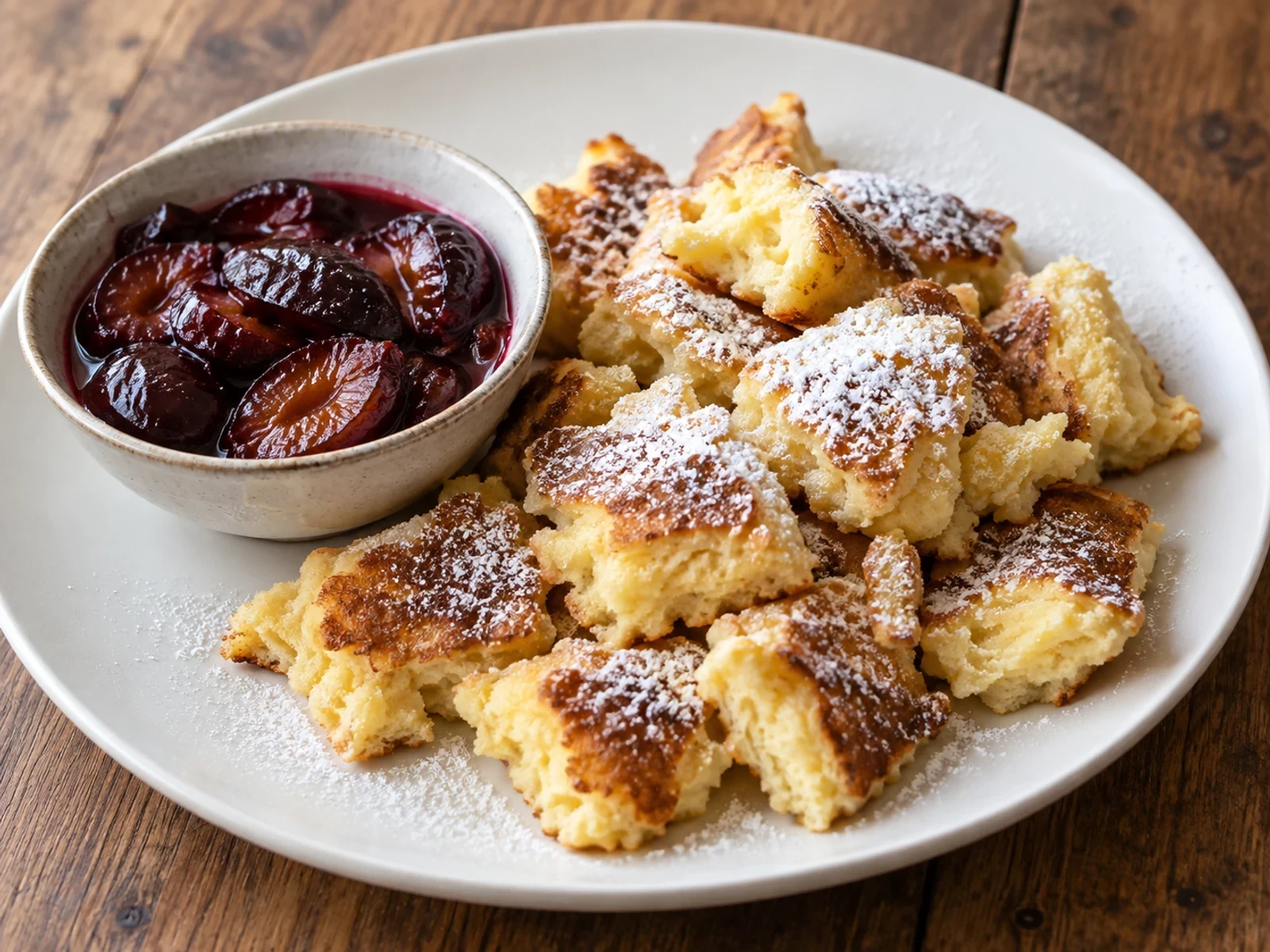 Avusturya Usulü Erik Kompostolu Kaiserschmarrn