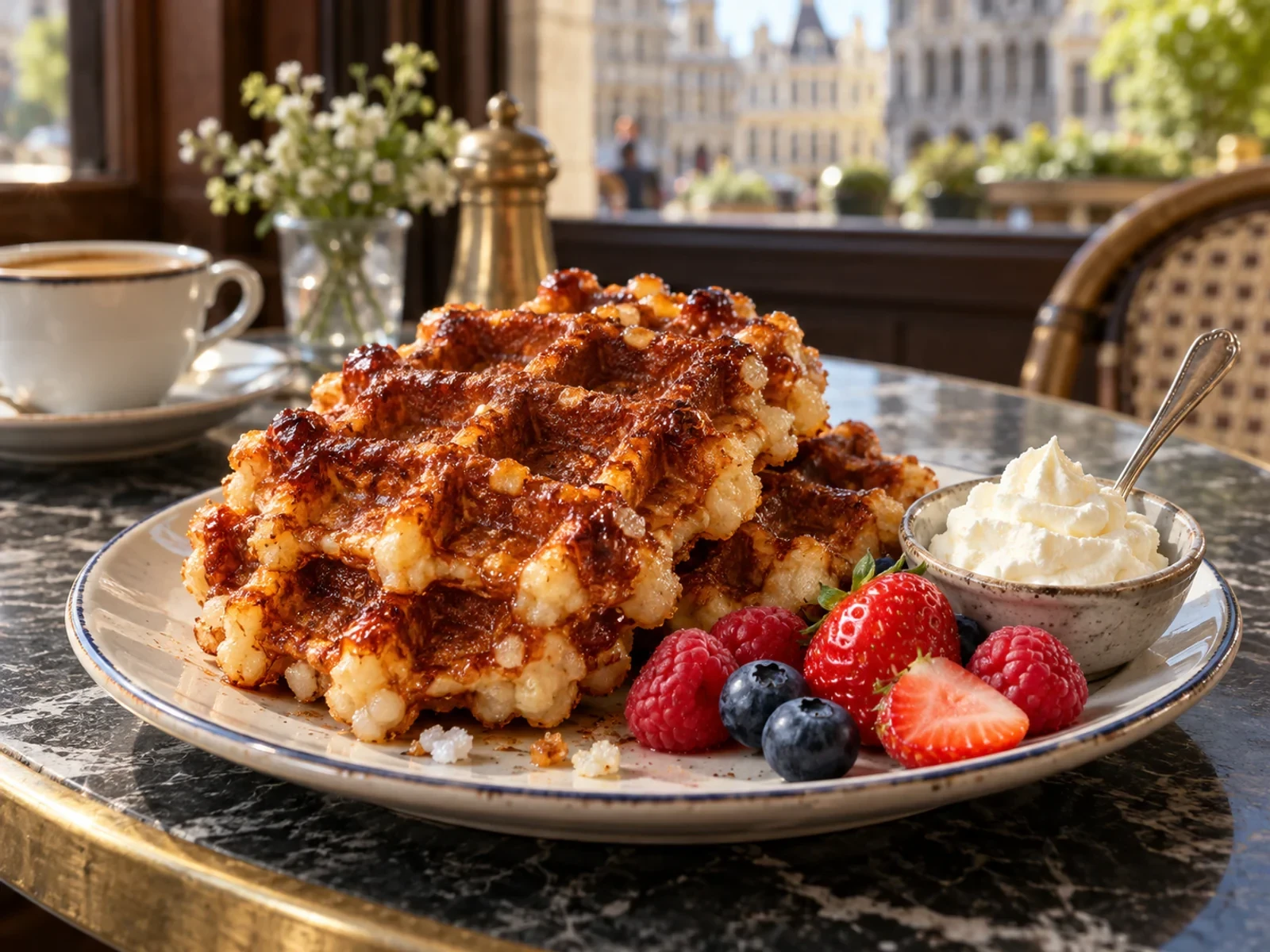 Belçika Usulü Liège Waffle