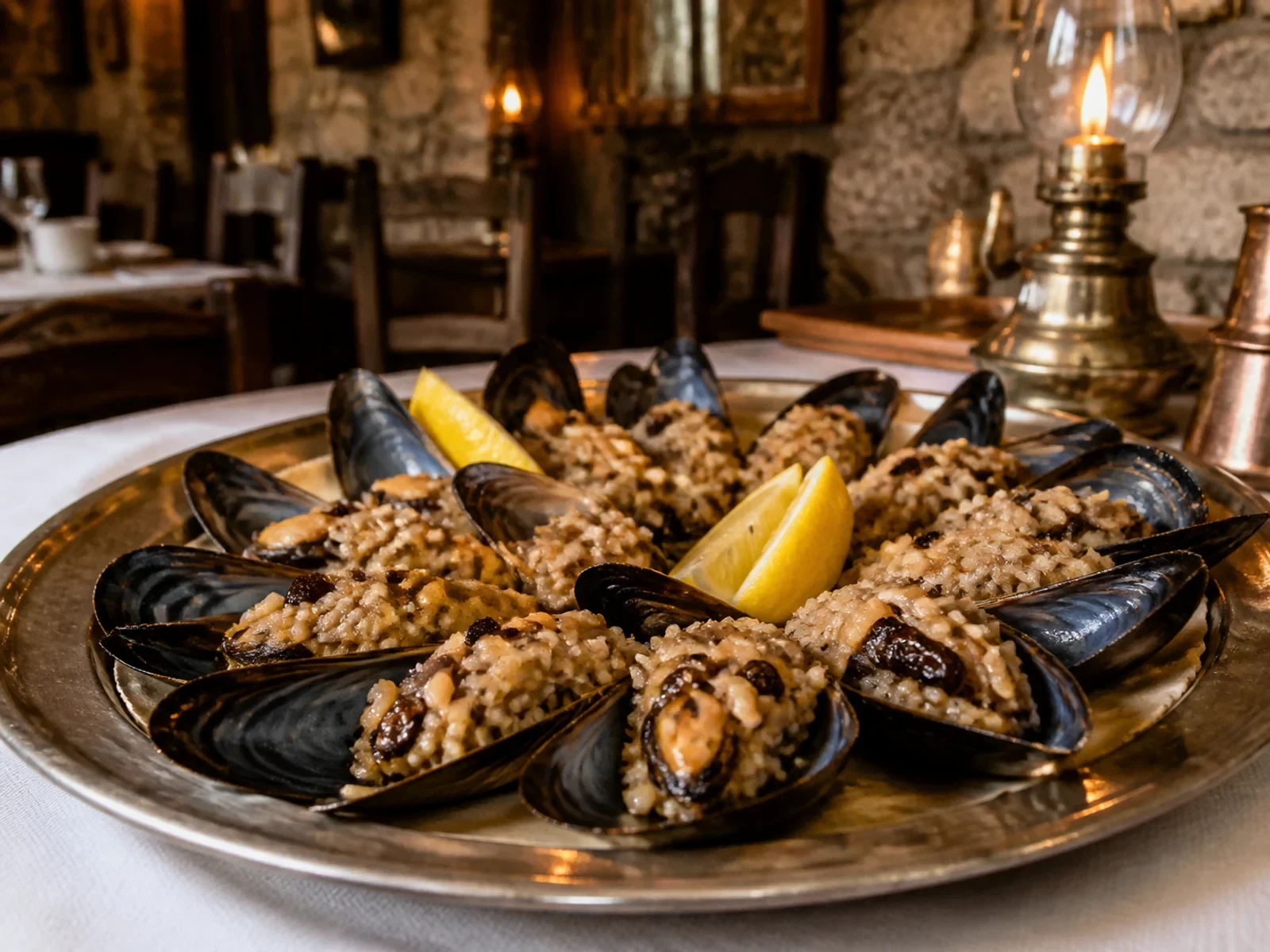 Çanakkale Usulü Zeytinyağlı Midye Dolma