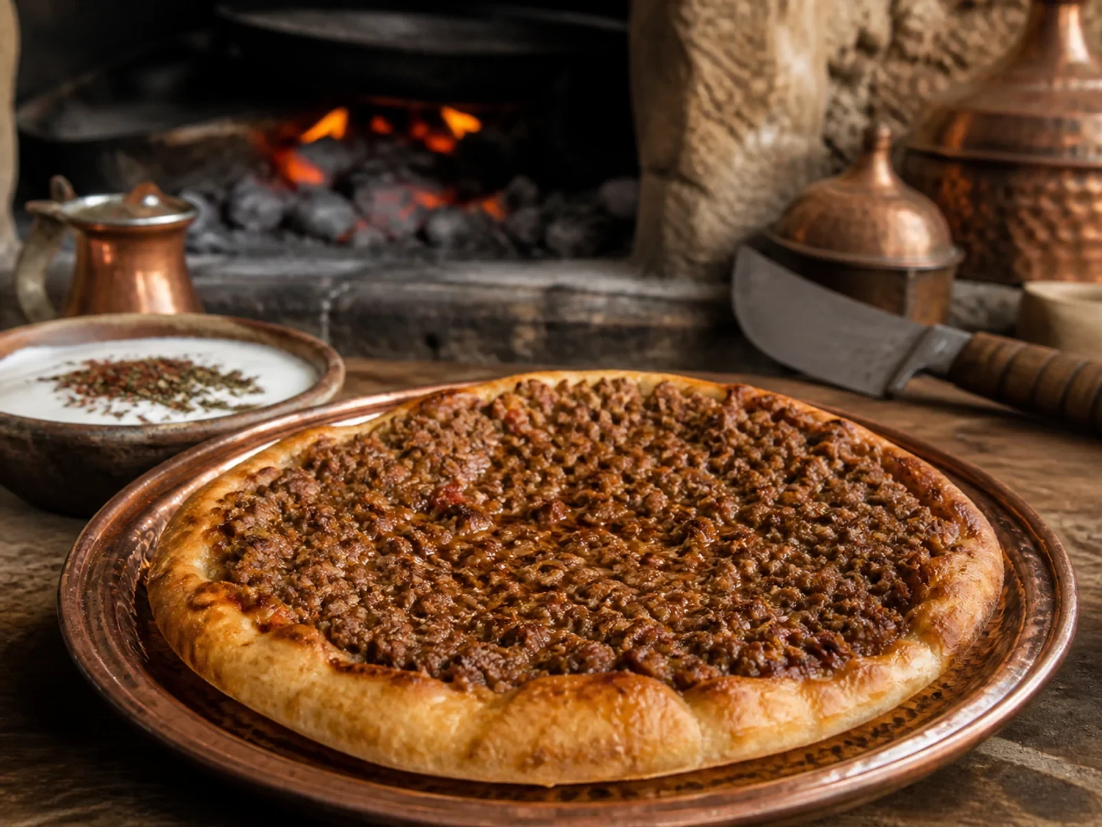 Ev Fırınında Kıymalı Cantık Pidesi