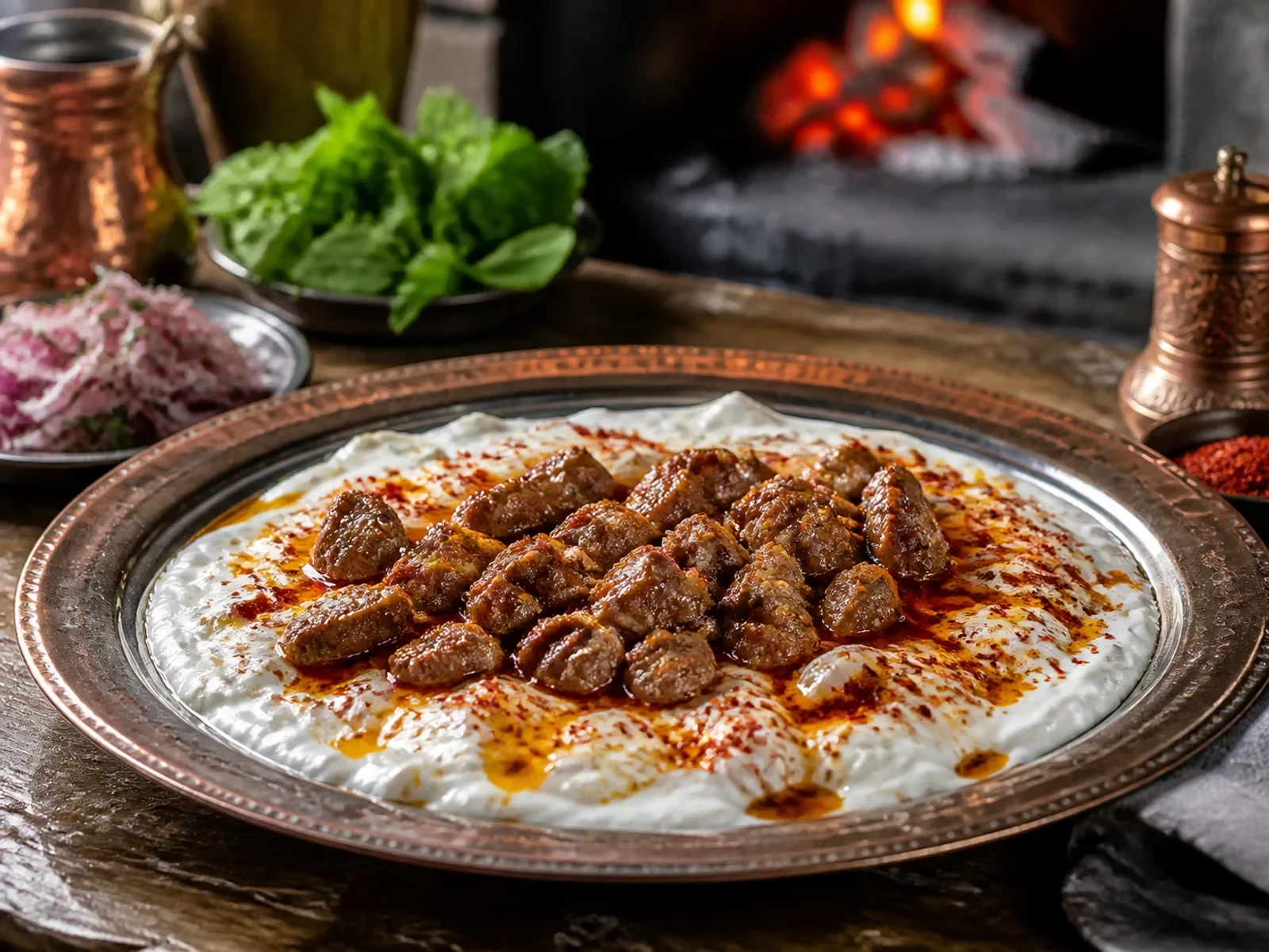 İkinci Bahar — Ali Haydar Usta’nın Kebabı bitmiş yemek görünümü