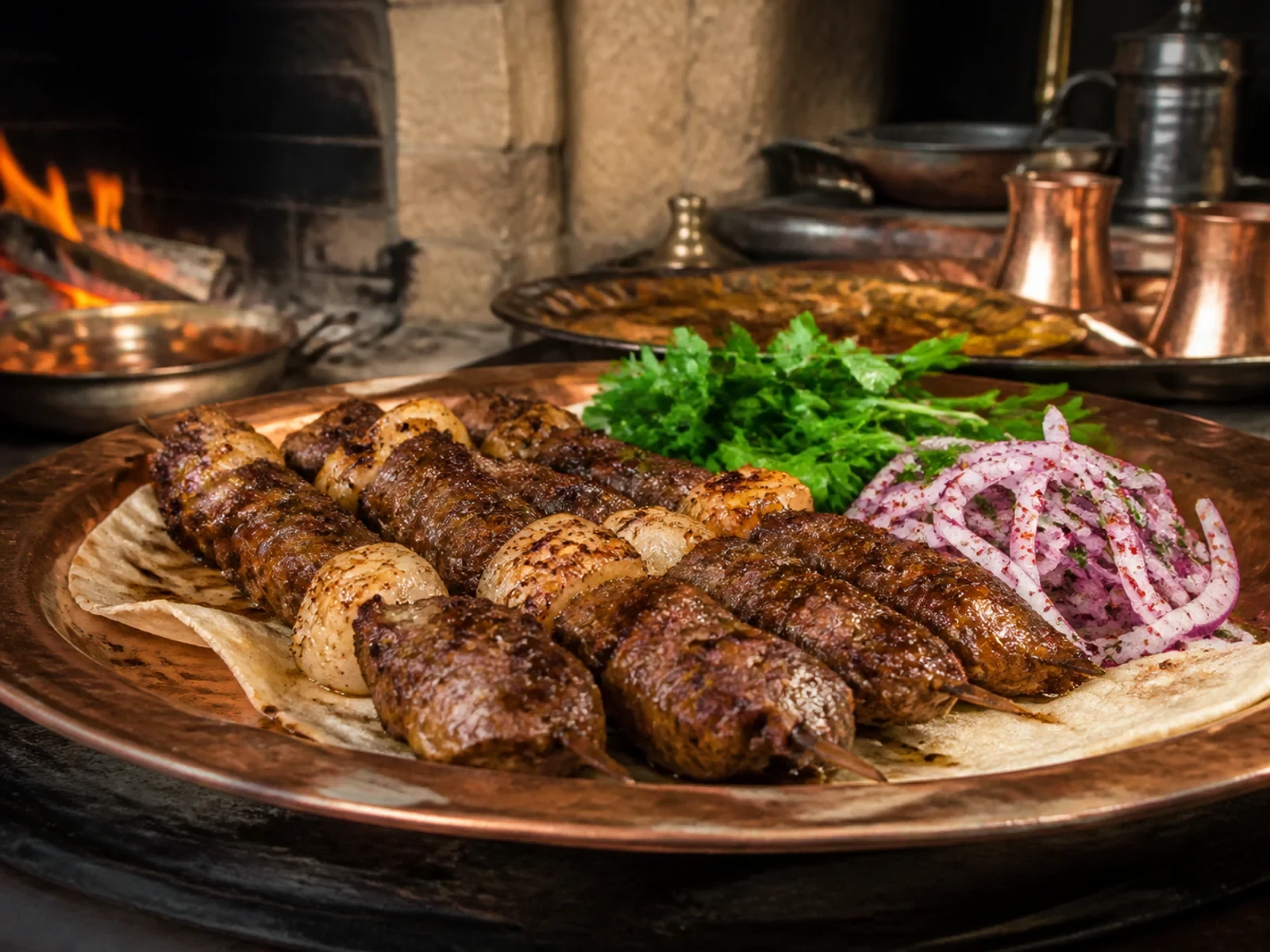 Ev Usulü Kuyruk Yağlı Kuzu Ciğer Şiş Kebabı