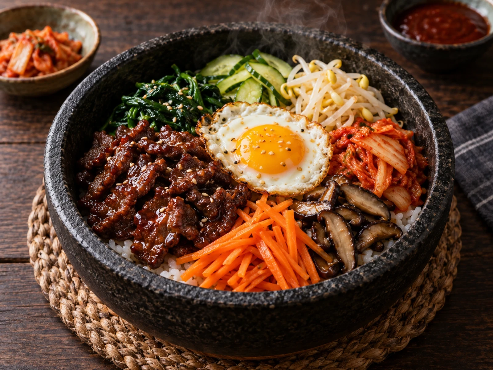 Glutensiz Gochujanglı Dana Bibimbap