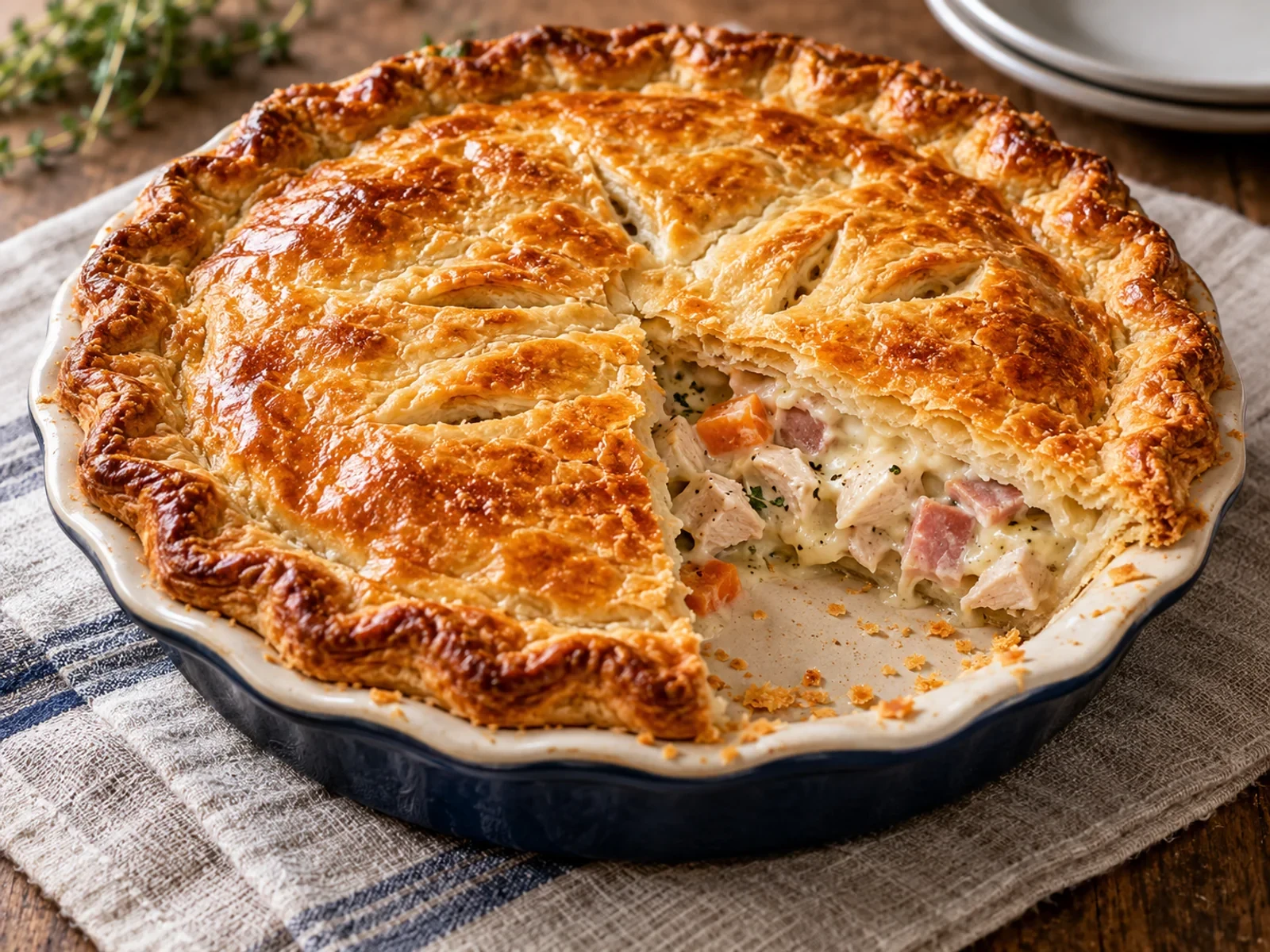 Hindi ve Jambon Turtası
