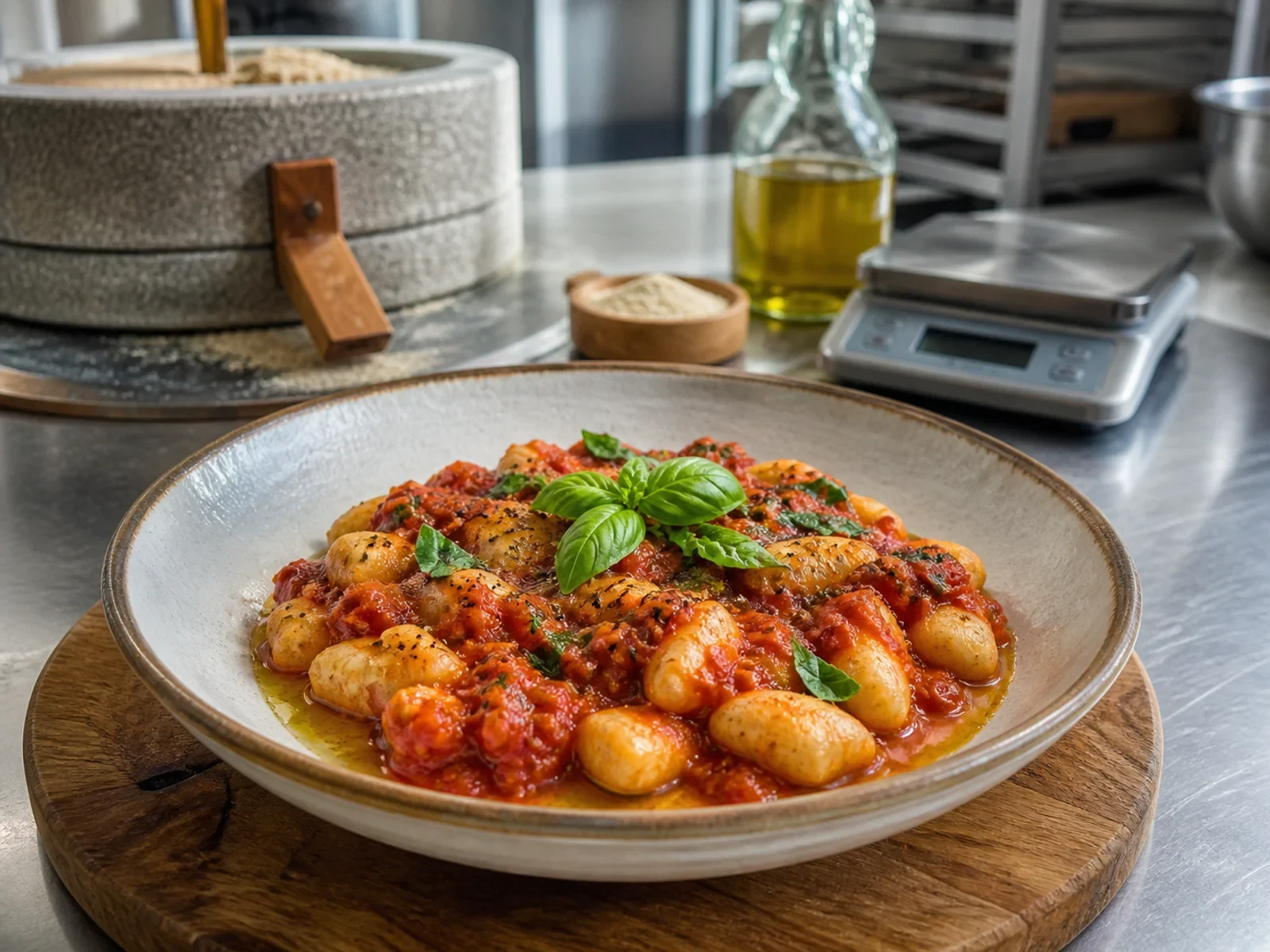 Kinoa ve Badem Unlu Glutensiz Patates Gnocchi