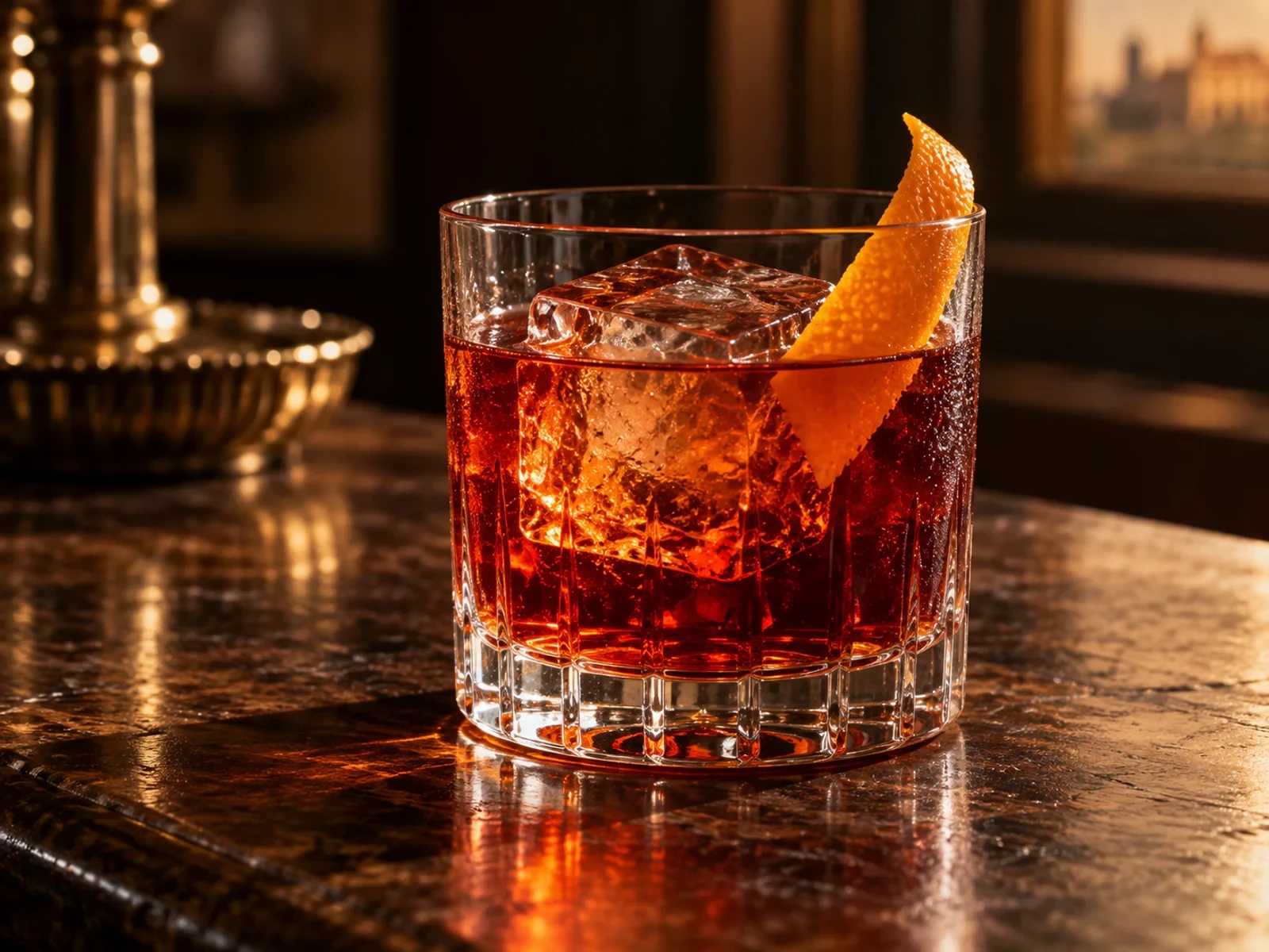 Klasik Negroni Kokteyli