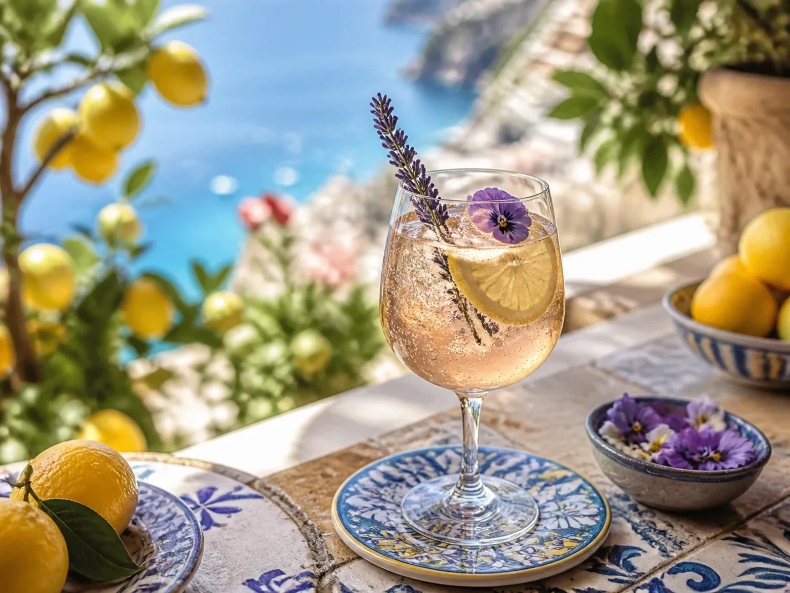 Lavanta Şuruplu Bergamot Rosolio Spritz