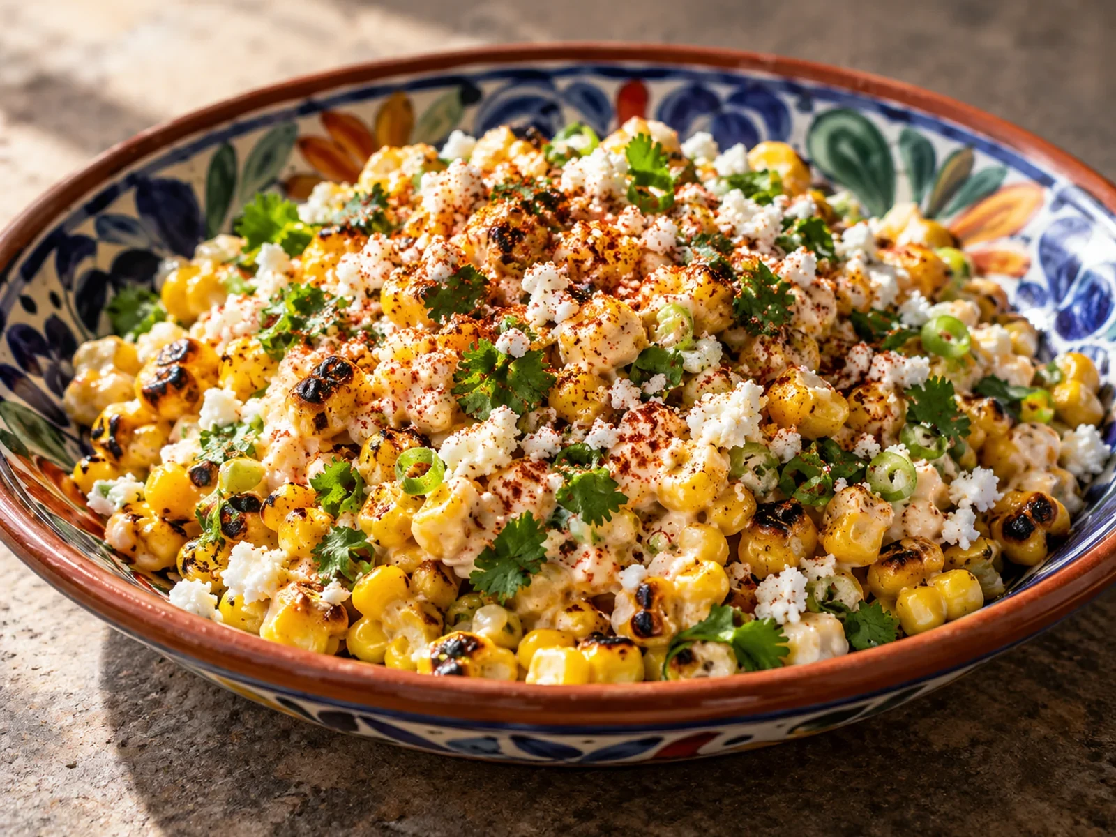 Meksika Usulü Esquites Mısır Salatası