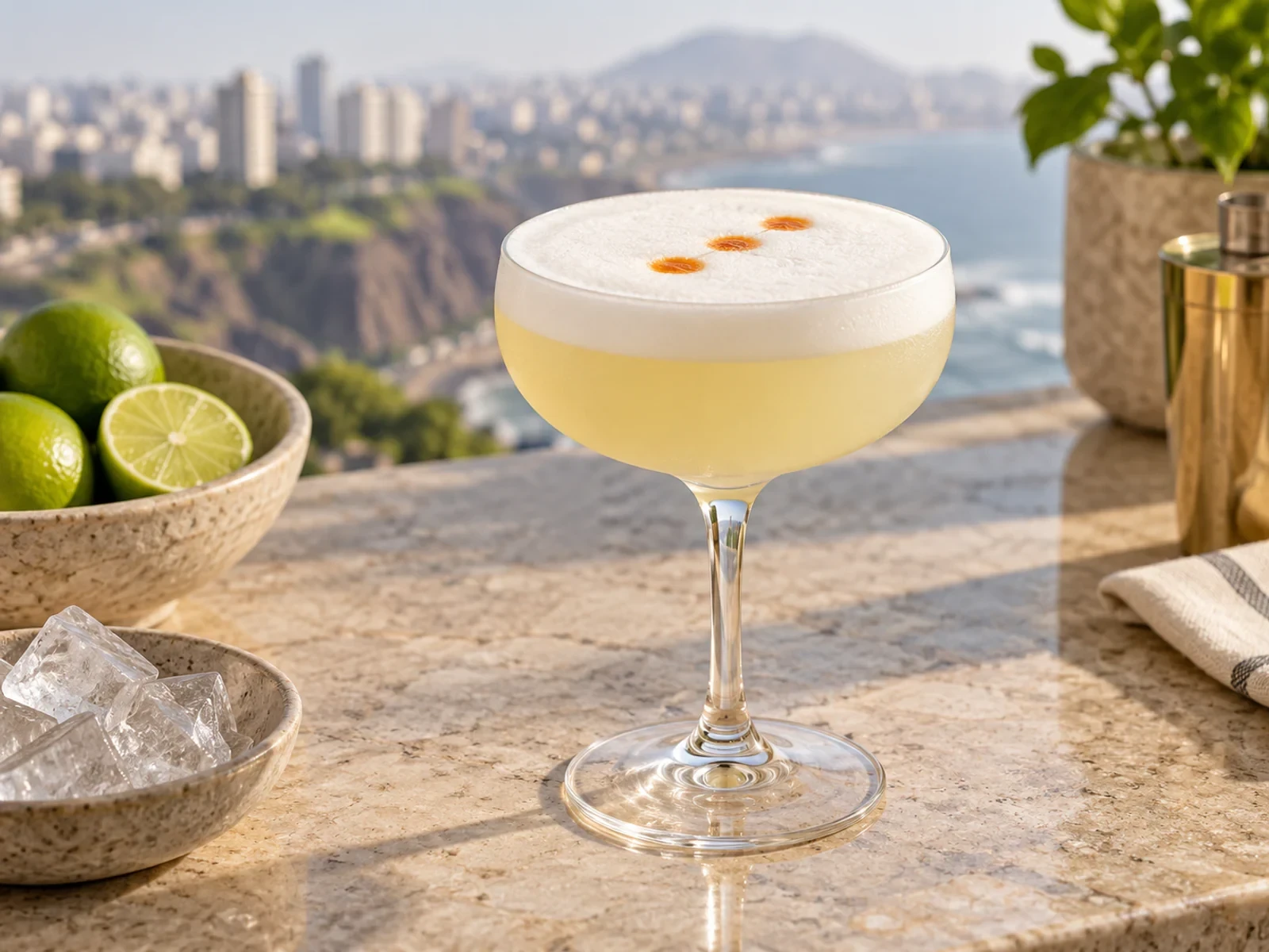 Peru Usulü Pisco Sour Kokteyli