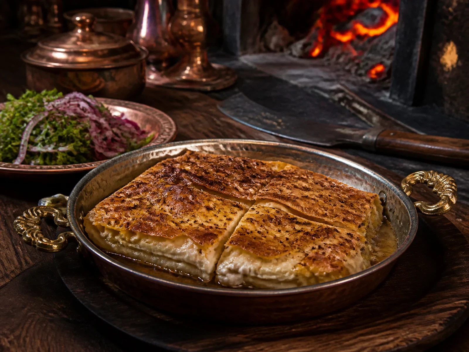 Rize Usulü Karabiberli Muhallebili Laz Böreği