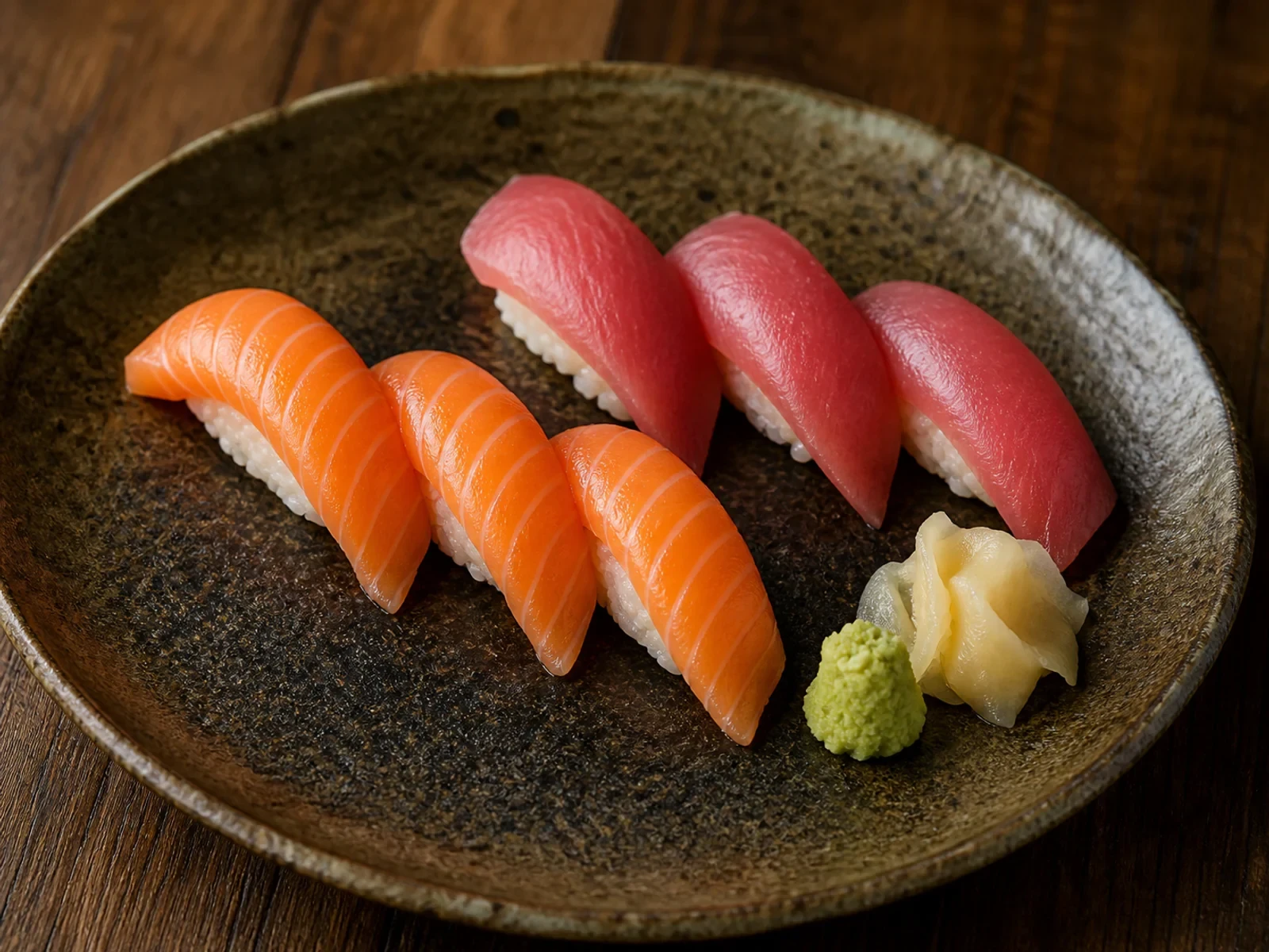 Somon ve Orkinoslu Nigiri Sushi