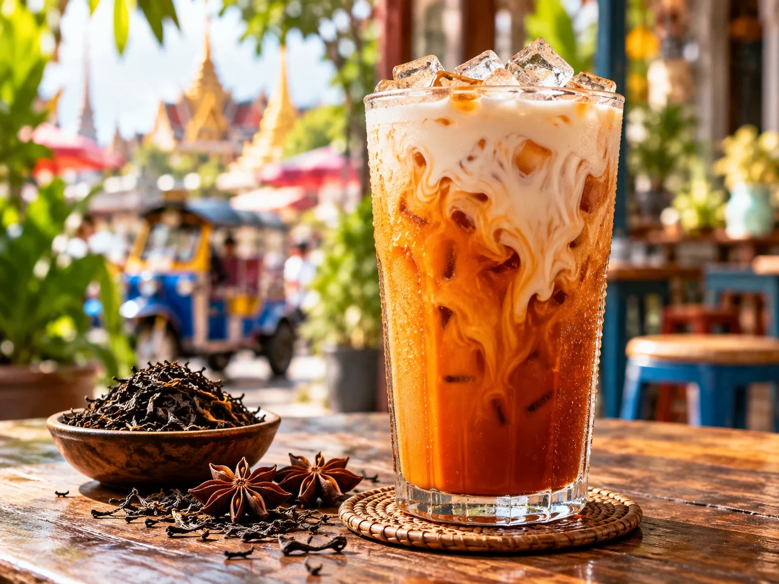 Tayland Usulü Soğuk Sütlü Çay — Cha Yen