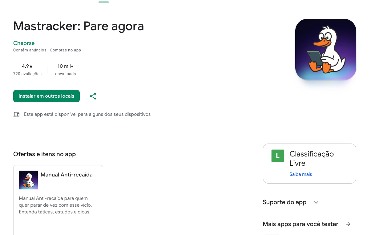 Mastracker: Pare agora