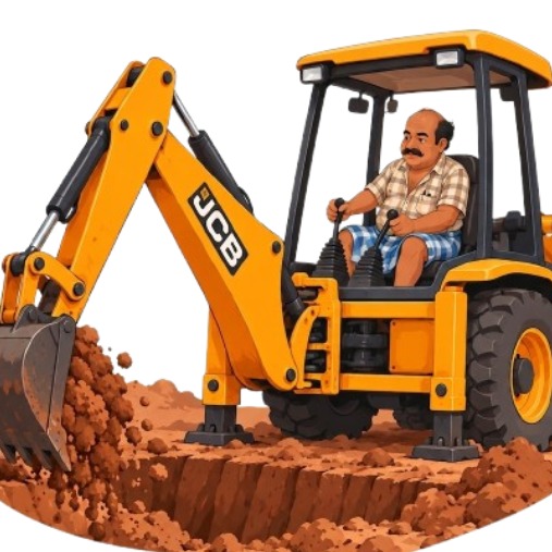 JCB Excavator in Cheranmahadevi