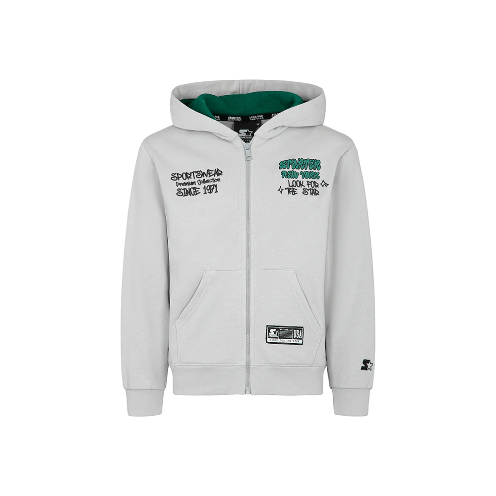 Felpa aperta con cappuccio - Image 1