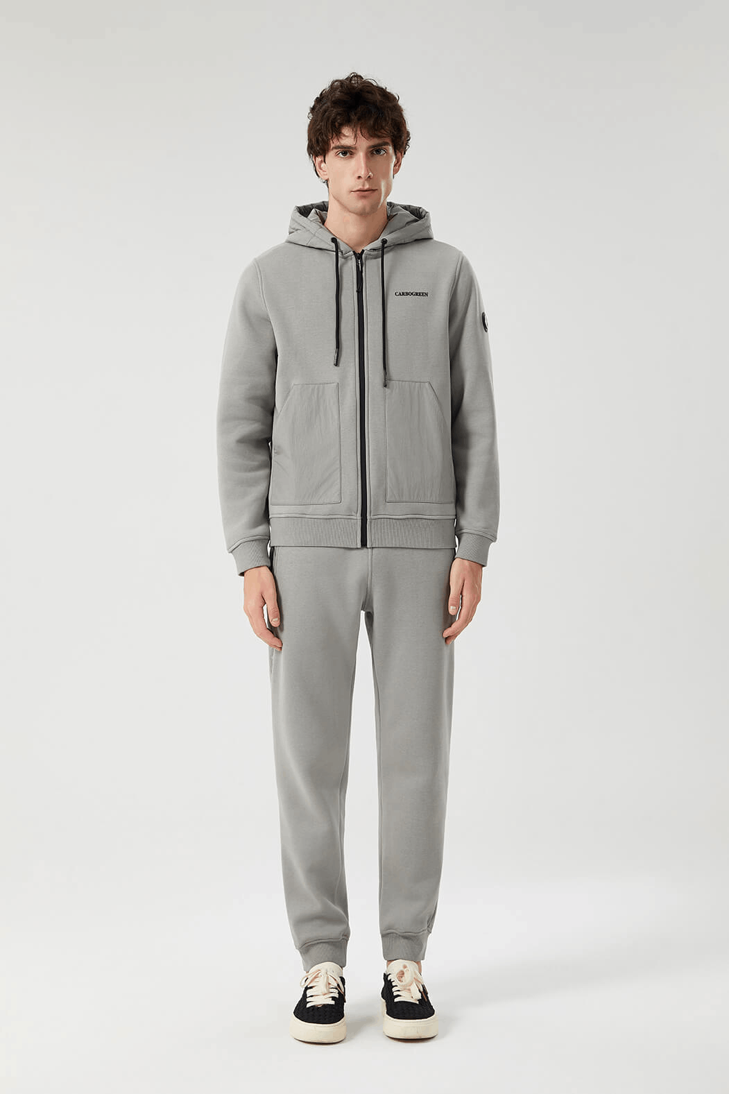 Felpa aperta con cappuccio - Image 2