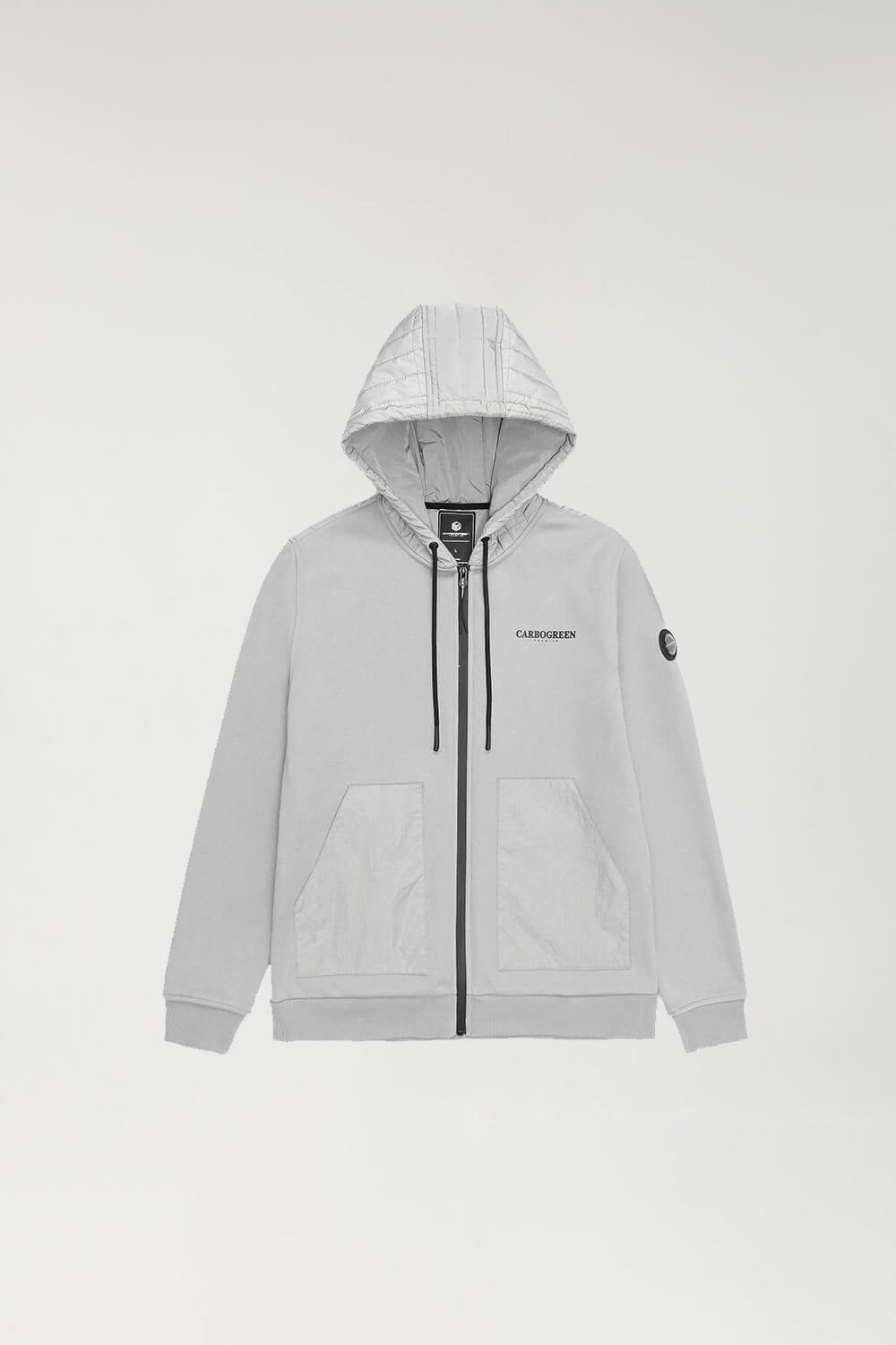 Felpa aperta con cappuccio - Image 1