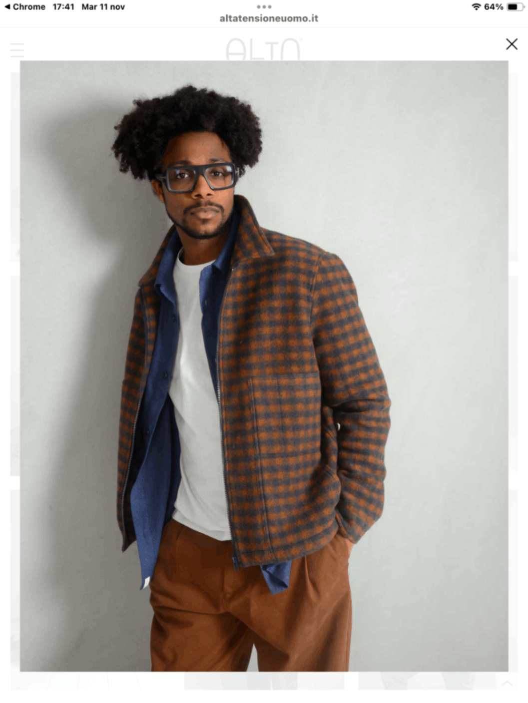 Giubbino stoffa - Image 1