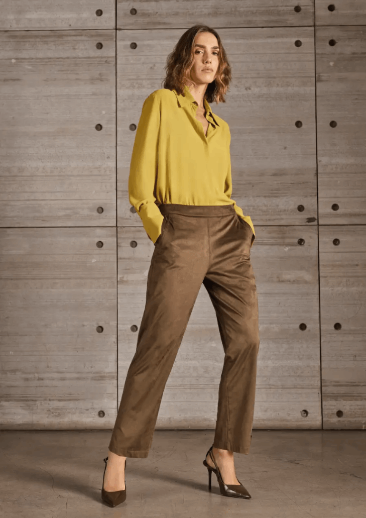 Pantalone scamosciato  - Image 1