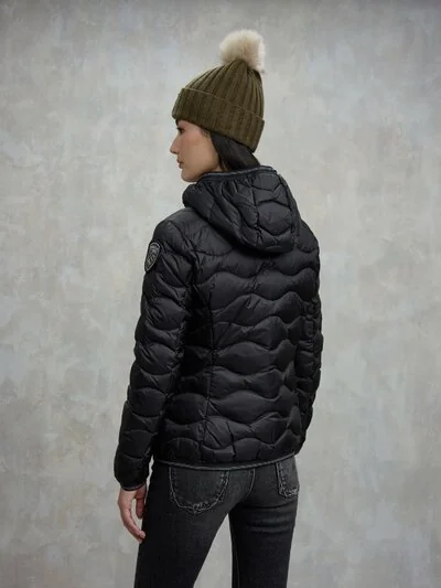 Piumino ad onde camelia - Image 3