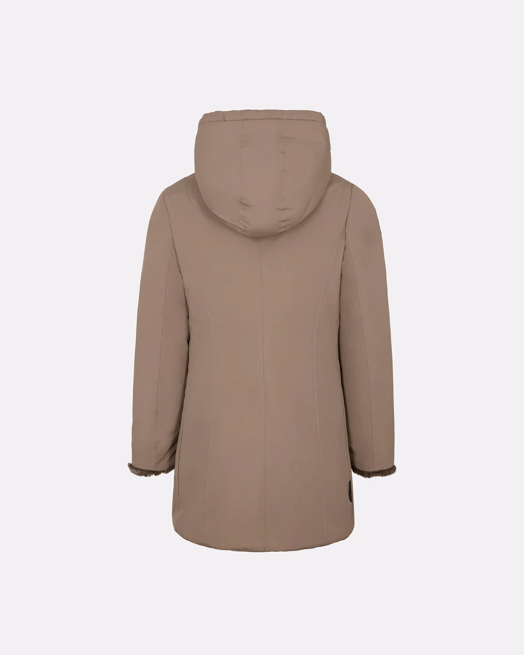 Piumino con interno eco pelliccia - Image 3