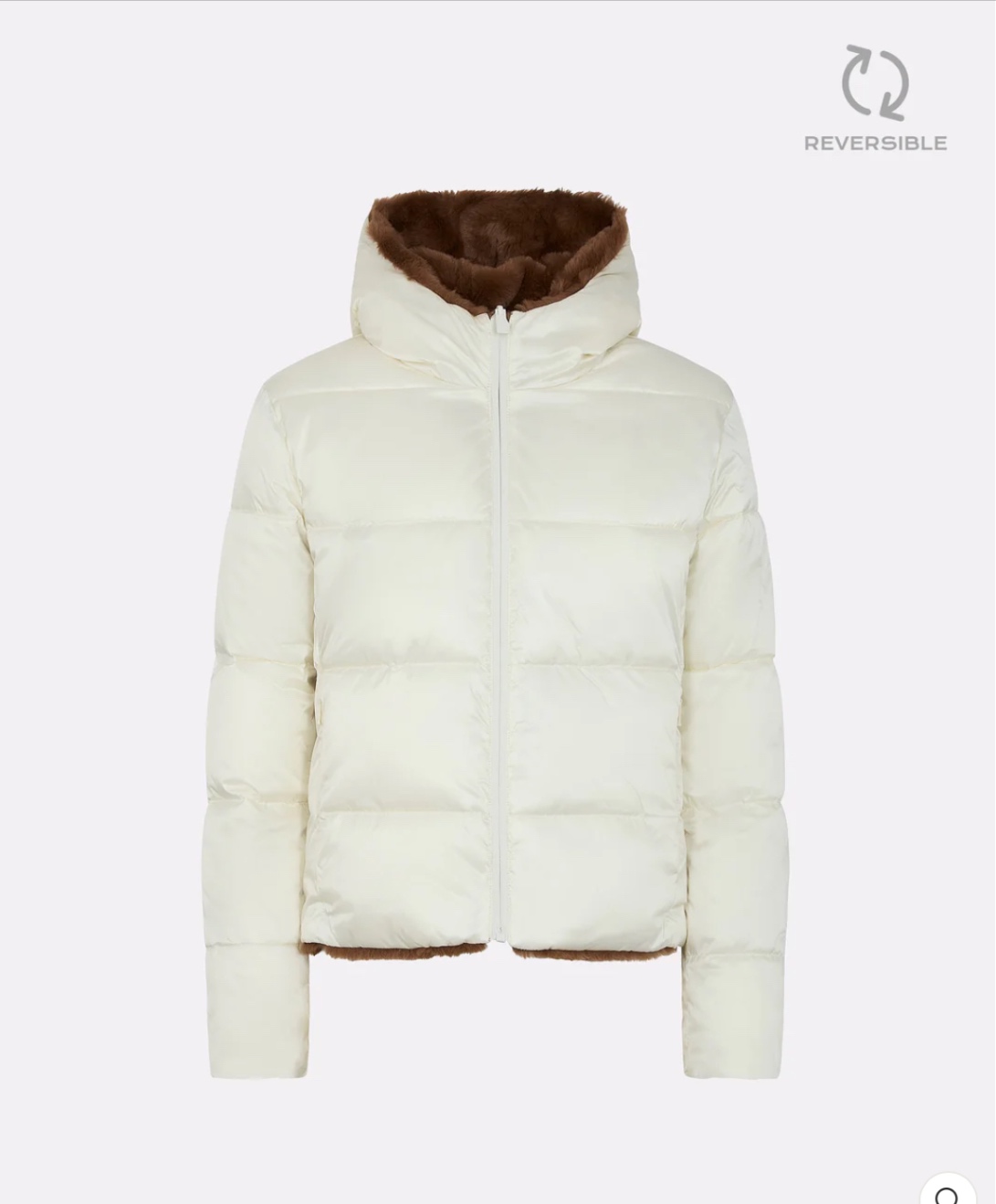 Piumino con pelliccia - Image 1